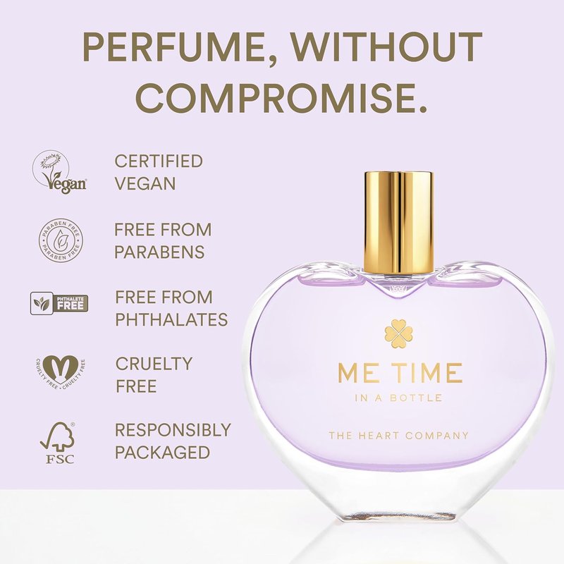 Me Time Perfume for Women - Calming Lavender Sandalwood Eau de Parfum | Long-Lasting 75ml (2.5 oz) Self-Care Fragrance
