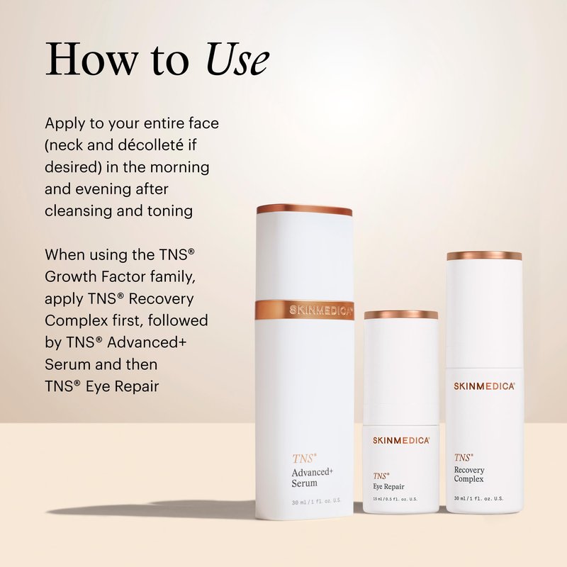 SkinMedica TNS Recovery Complex Facial Treatment - Advanced Growth Factor & Exosome Formula for Skin Rejuvenation - Helps to Improve the Appearance of Fine Lines, Wrinkles, and Uneven Skin Tone (1 Oz)