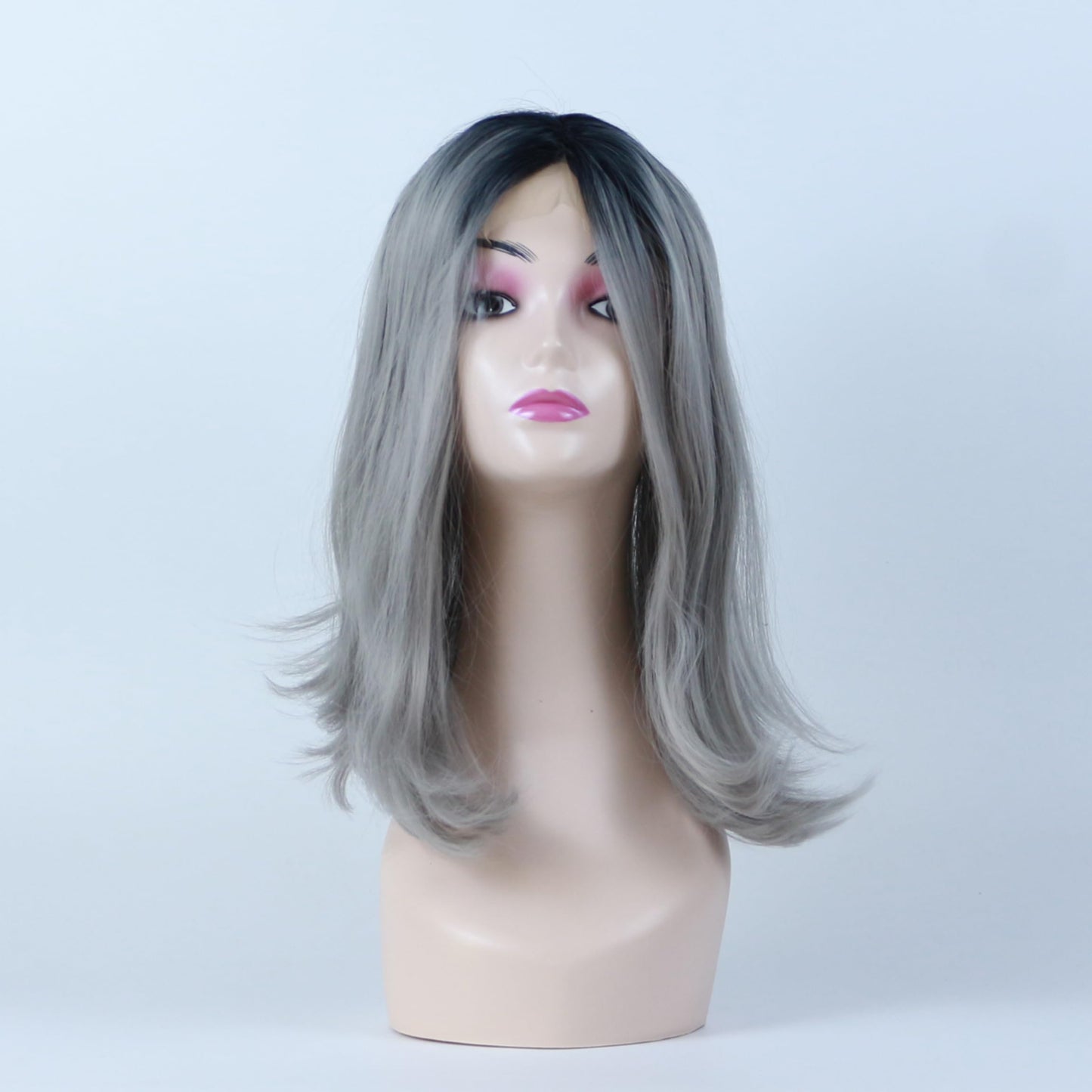 KimRuima Stylish Mannequin Head Wig Stand for Wigs Training Display JRM008 (Beige)