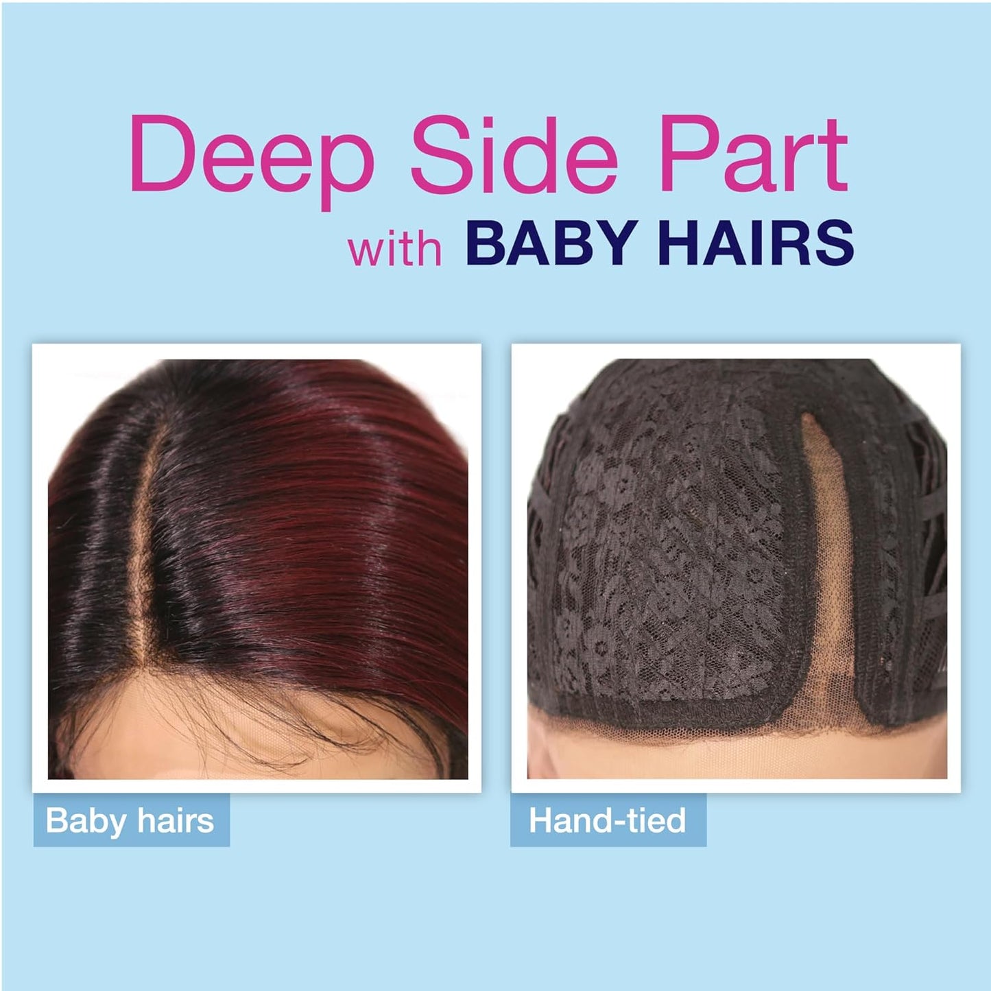 Sensationnel Dashly Lace Front Wig - Unit 40 Hand-Tied Synthetic Lace Part | Ear-to-Ear, Color CH30