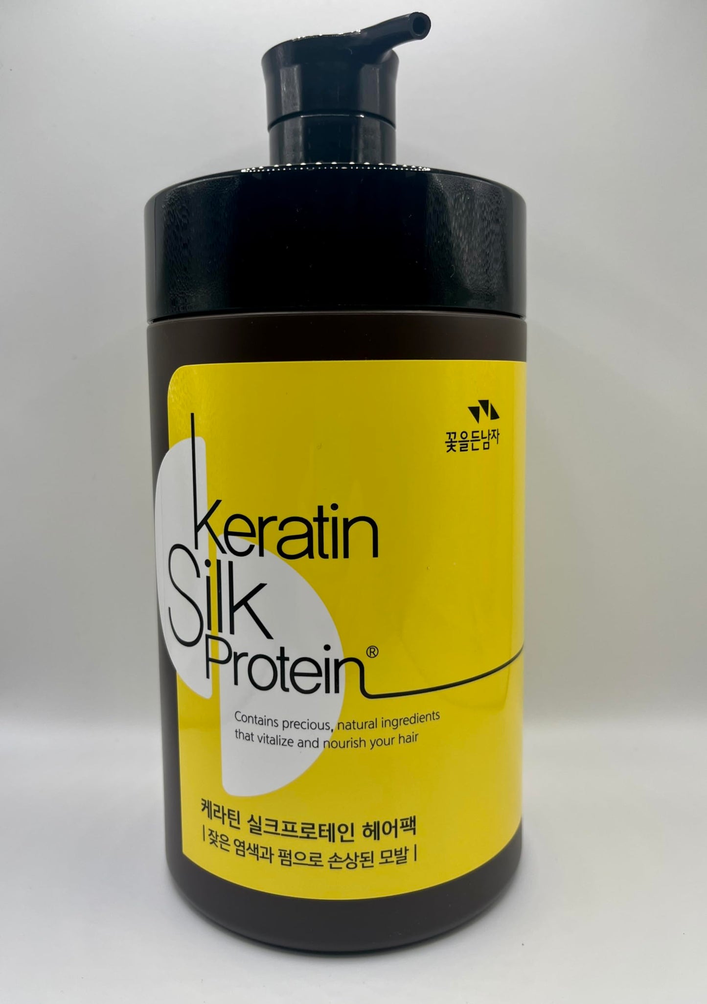 Man with Flowers Keratin Silkprotein Hair Pack 1000ml