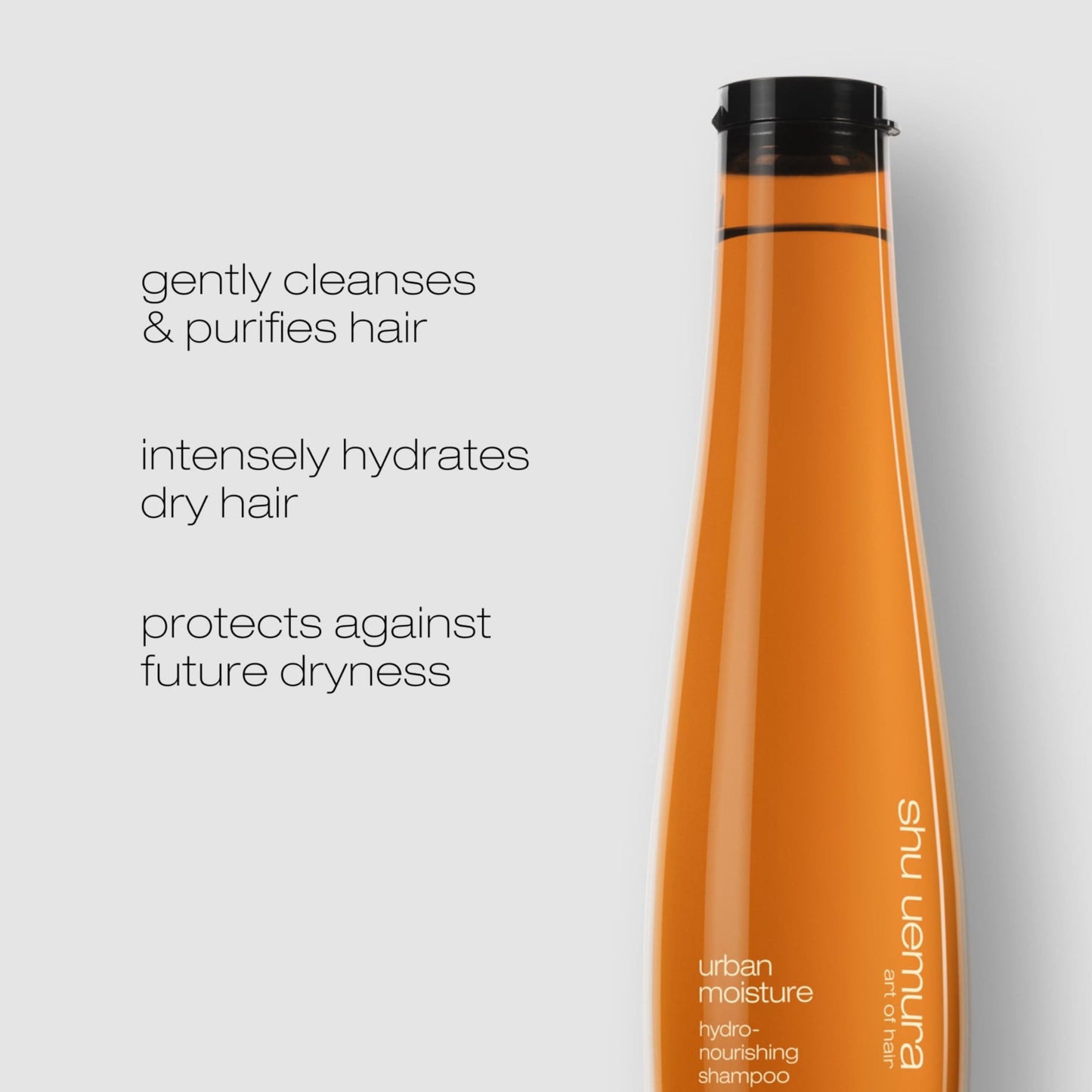 shu uemura art of hair Urban Moisture Deep Hydration Shampoo - Intensely Nourishes and Cleanses, Reduces Frizz and Adds Shine, 2.5 Fl Oz