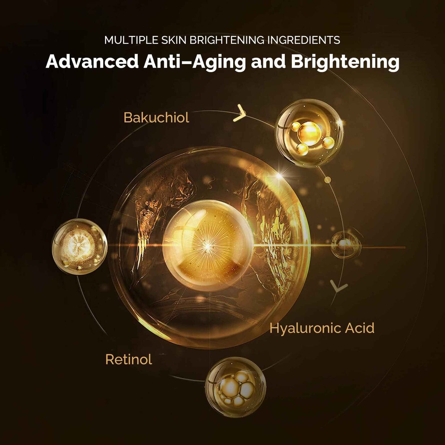 Bakuchiol Anti-Aging Serum - Fine Line & Wrinkle Reduction, 1 Fl.Oz