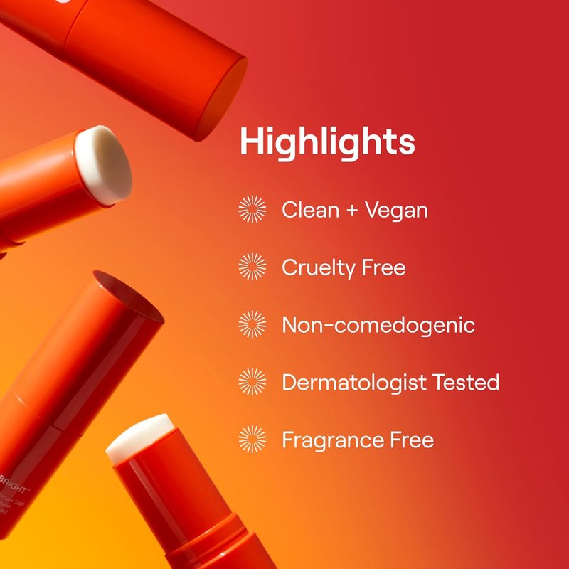Live Tinted Superbright Vitamin C Face Serum Stick - Brightens Uneven Skin Tone & Targets Fine Lines | 0.5 oz / 15g