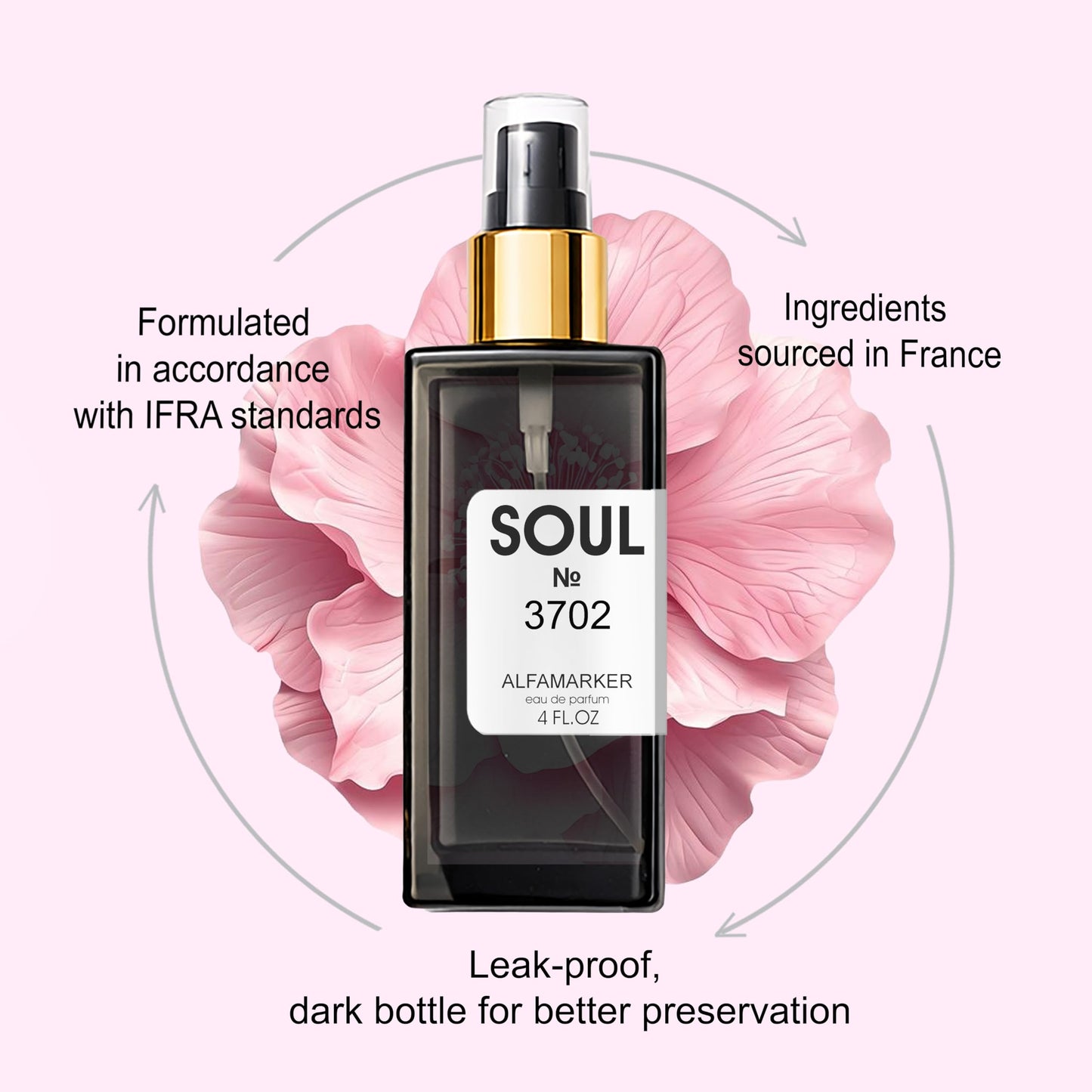 ALFAMARKER SOUL №2102 Money – Perfume for Women | Long Lasting Eau de Parfum Spray 4.0 Fl Oz / 120ml | Boutique-Inspired Musk Floral Women’s Fragrance