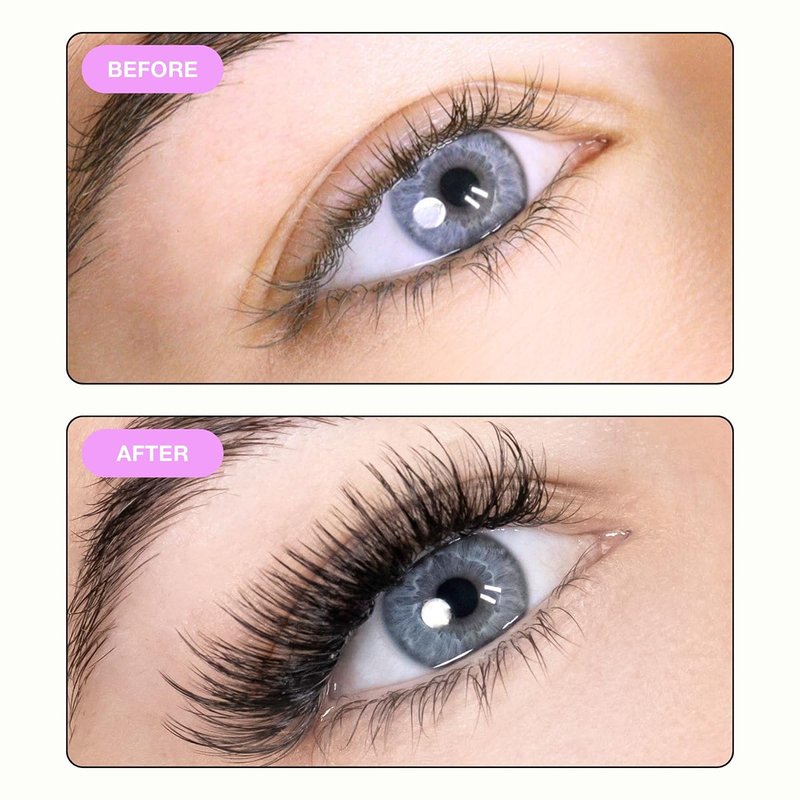 Curacoro Promade Wispy 500 Fans - 9D 0.05 Lash Extensions, C Curl 16mm Length Handmade Volume Eyelashes, Long-Lasting Professional Lash Fans
