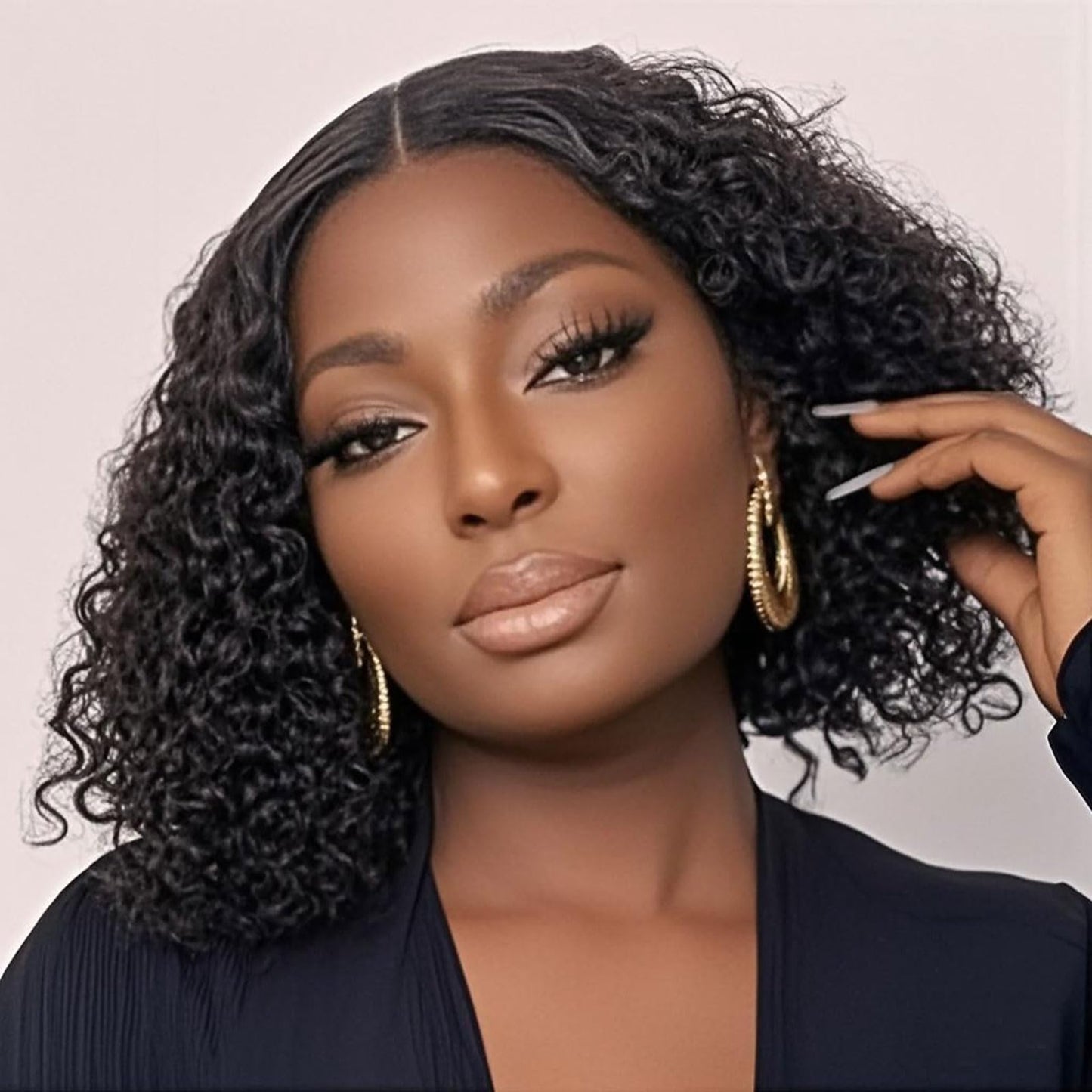 VIYAVIYA Bob Wig Human Hair Glueless Wigs 4X4 Straight Lace Front Glueless Wig 130% Density Short Straight Bob Wigs for Black Women 10 inch
