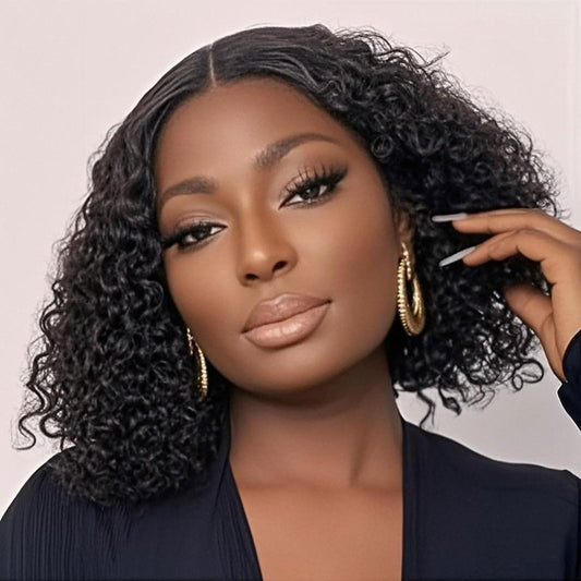 VIYAVIYA Bob Wig Human Hair Glueless Wigs 4X4 Straight Lace Front Glueless Wig 130% Density Short Straight Bob Wigs for Black Women 10 inch