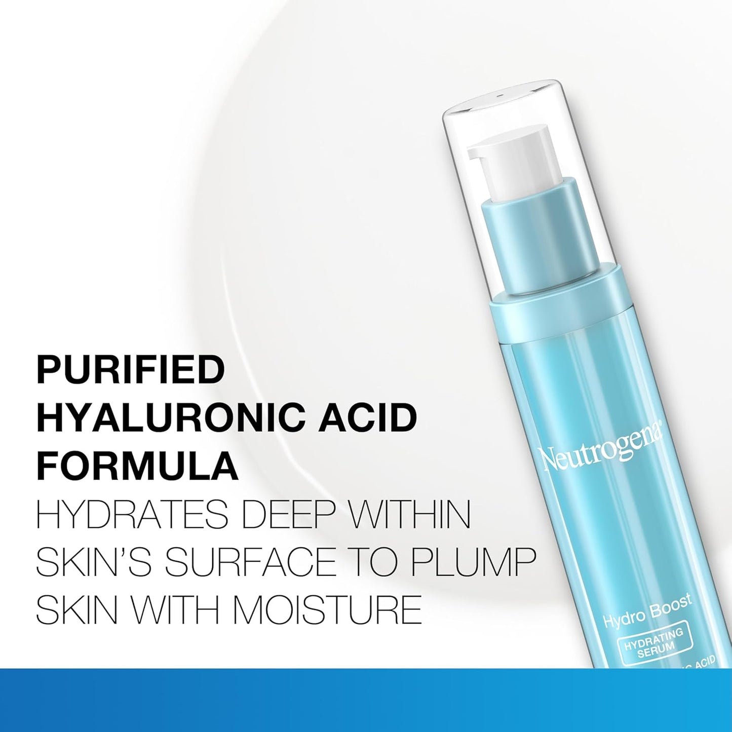 Neutrogena Hydro Boost Hyaluronic Acid Serum - Fast-Absorbing Daily Moisturizer for Hydrated Skin | 1 fl. oz