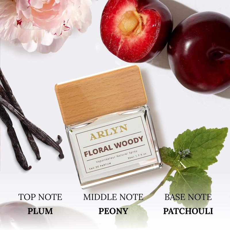 ARLYN Floral Woody Eau De Parfum Inspired by B.yr.e.do Bib.liot.heque, Long-Lasting Perfume for Men and Women, Vegan & Eco-Conscious with Clean Ingredients, Leather, Vanilla, Musk - 50ml / 1.7 oz