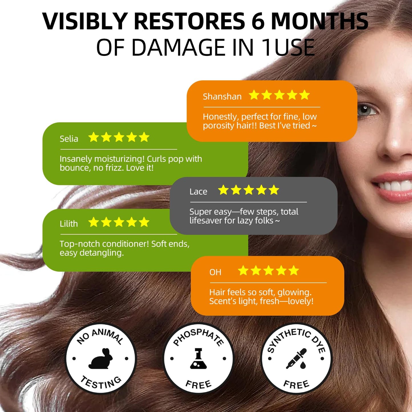 WDETHMY Hydrating Hair Mask for Damaged Hair - Deep conditioning & Moisturizing & Smoothing Hair Mask for Dry and Curly Hair, Natural Keratin Hair Treatment - Paraben, Phthalate & Sulfate Free