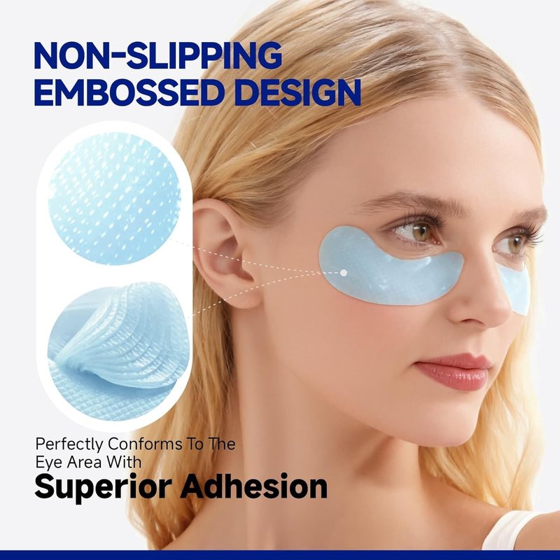 Peptide Cooling Under Eye Patches - Soothing Mask for Dark Circles & Puffiness | 24 Pairs with Glacial Water