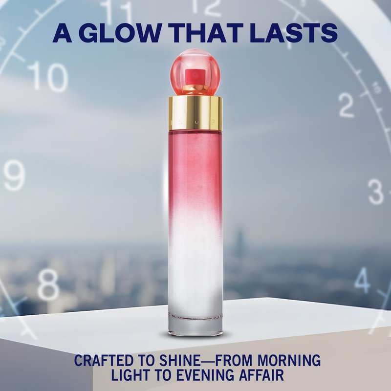 Perry Ellis 360° Coral Eau De Parfum Spray for Women - Perfume for Women, Floral & Fruity Fragrance, EDP, Designer Scent for Her, Long Lasting - 3.4 fl oz (100 mL)