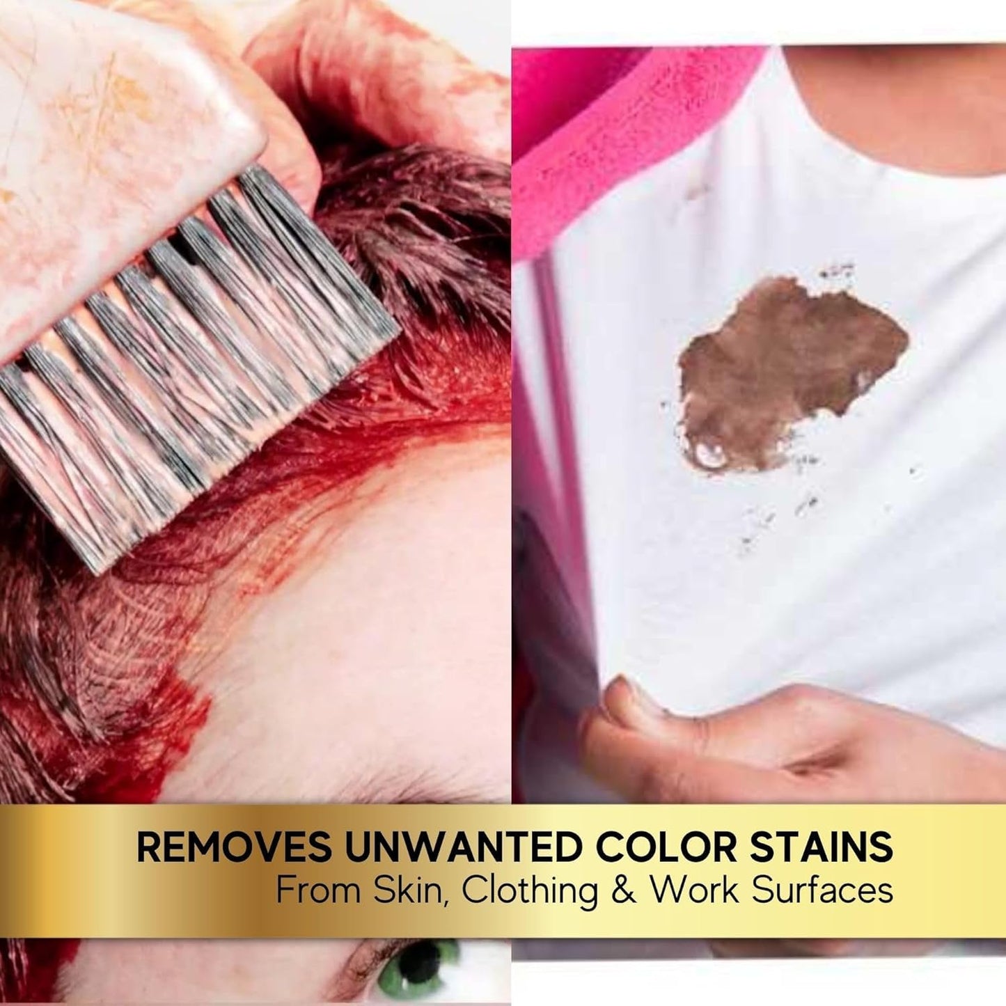 Color Stain Remover - Original PowerTools TCS 10 oz | Barrier for Hair Color Application | Pack of 3