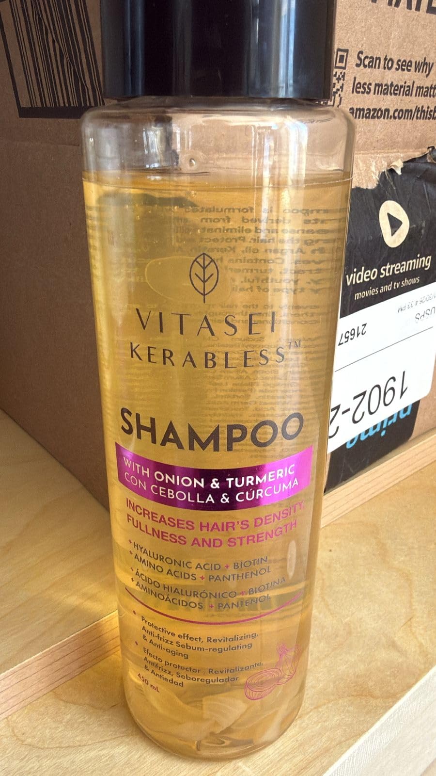 VITASEI Shampoo Kerabless With Onion And Tumeric