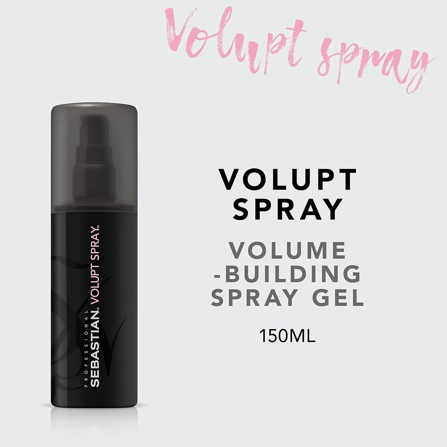 Sebastian Professional Volupt Volume-Building Spray Gel - Volumizing Hair Styling | 5.07 fl oz
