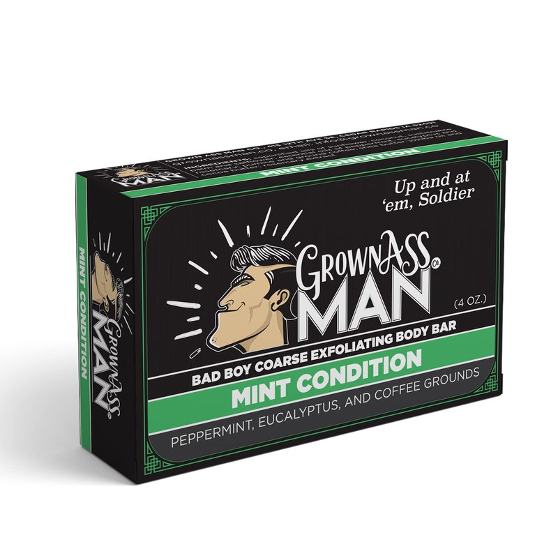 Grown Ass Man Co. Body Bars (Coarse Exfoliating Variety Pack, 3-Pack)