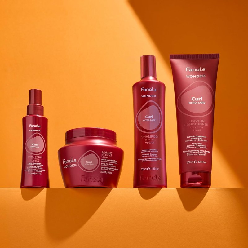 Fanola Wonder Deep Conditioning Hair Mask - Vegan Treatment for Curly Hair | Lightweight, Nourishing & Frizz Control (1000 ml)