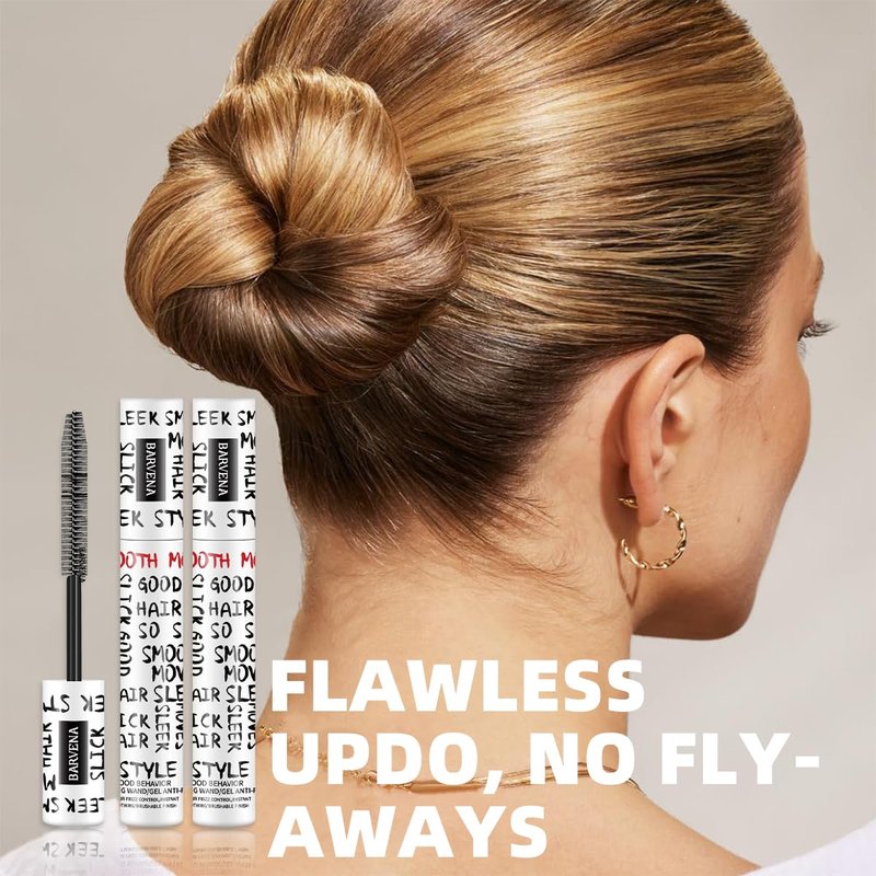 LIHUOMEI Good Behavior Frizz & Flyaway Taming Wand (2pc) Instantly Smooths Flyaways, Slicks Back Styles & Details Edges | 24-Hour Frizz Control Vegan + Cruelty Free