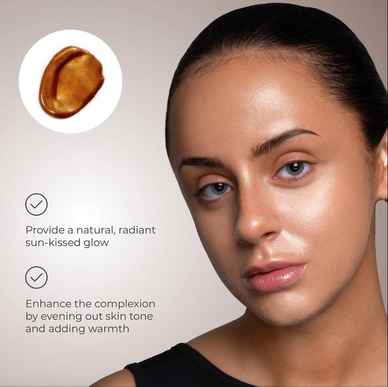 VivienneHu Bronzing Drops, 150g/5.3oz, with Hyaluronic Acid & Collagen, Vegan & Cruelty-Free, Liquid Bronzer, Creates A Sun-Kissed Glow, Pure Gold, Clean Clinical Skincare, Dermatologist-Tested