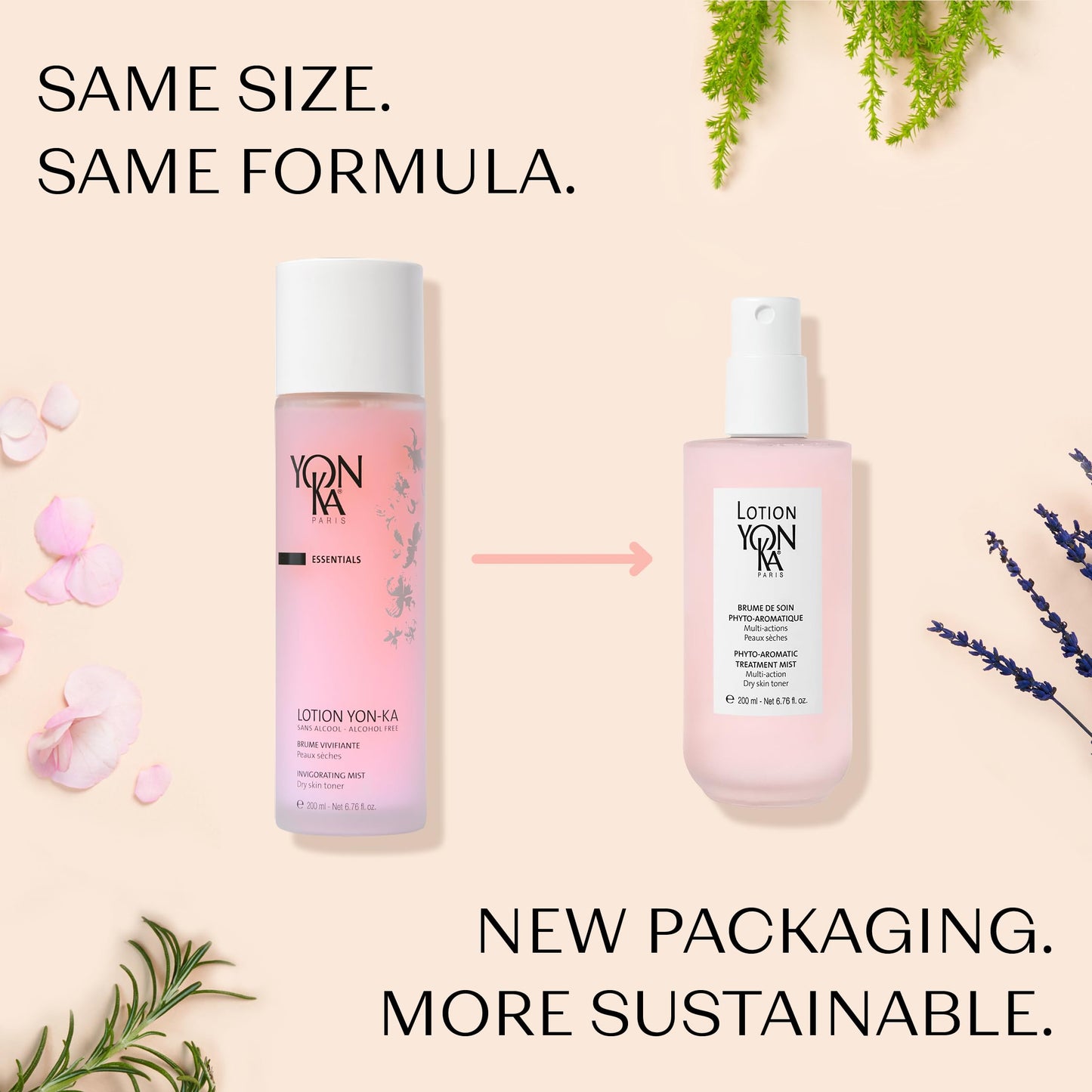 Yon-Ka PS Hydrating Face Toner | Calming Daily Face Mist with Botanical Plant Extracts for Dry & Sensitive Skin | Minimizes Pores and Treats Redness | Alcohol-Free and Paraben-Free | 6.76 oz
