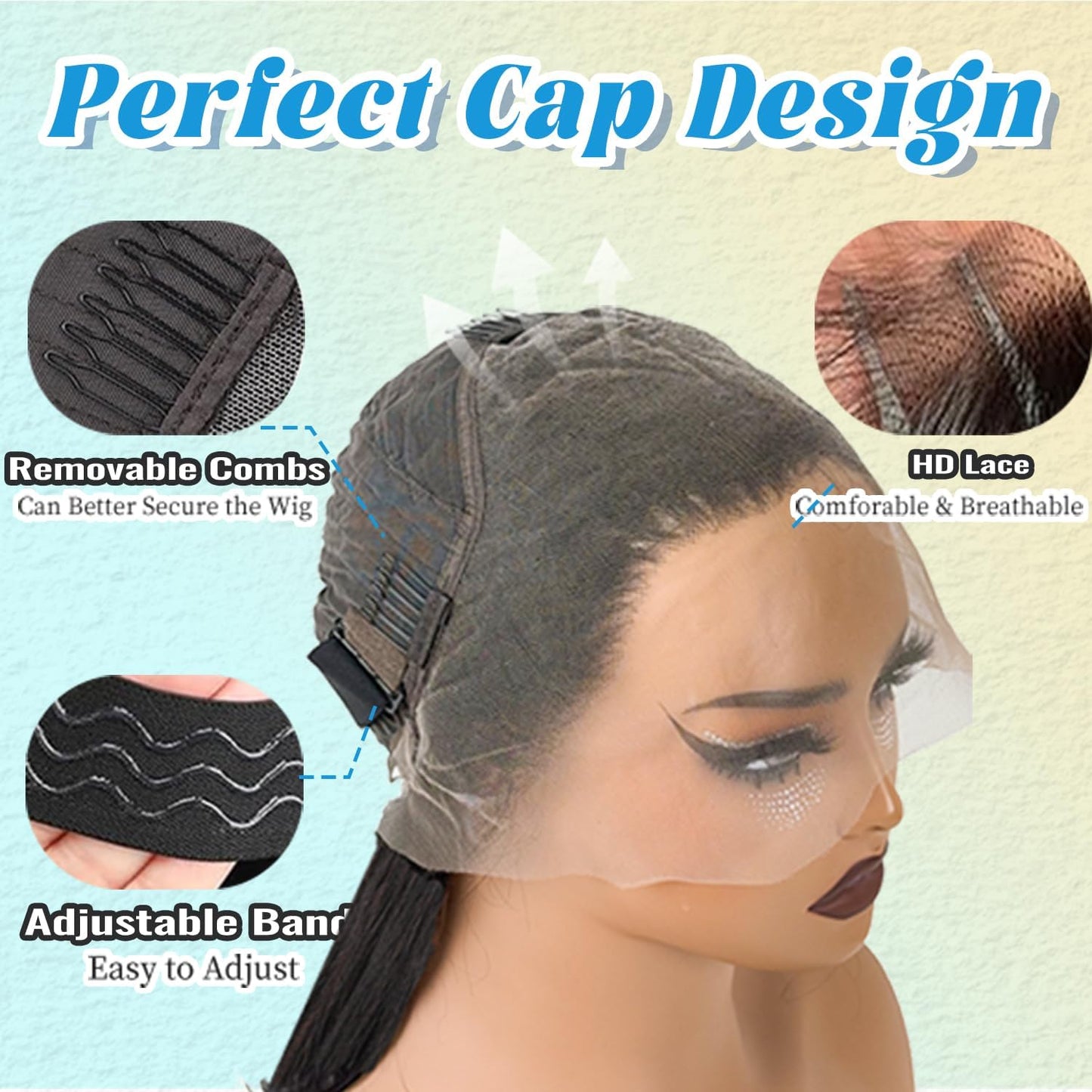YFOXI Bob Wig Human Hair 13x4 HD Lace Front Wigs Human Hair Pre Plucked Short Straight Bob Lace Frontal Wigs for Black Women Straight Bob Human Hair Wig Glueless Wigs（6 Inch）