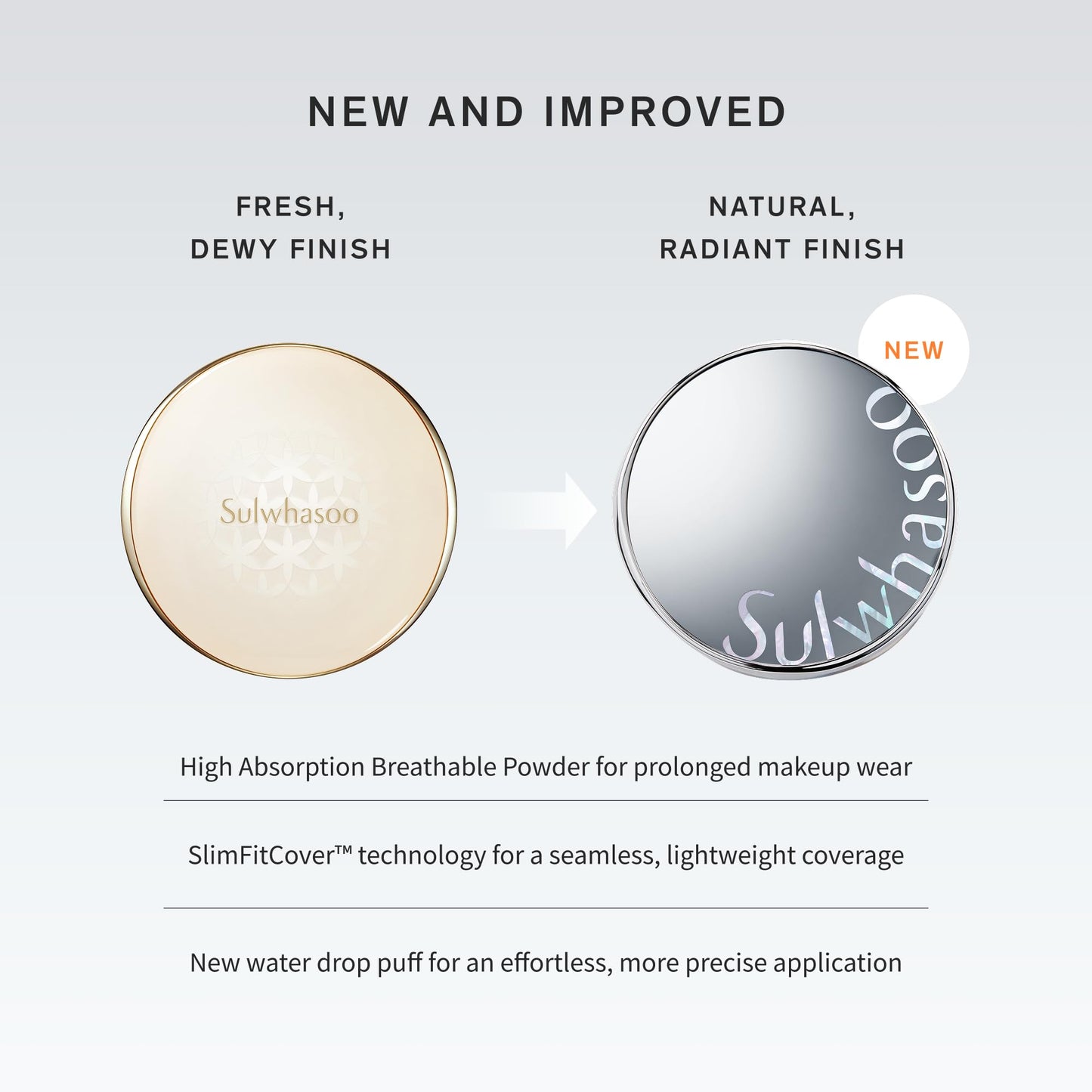 Sulwhasoo Perfecting Cushion SPF 46 | Evens Skin Tone & Blurs Imperfections | Enhance Natural Radiance | Semi-Matte Finish | Korean Herb Extract | Korean Makeup, 21 Beige