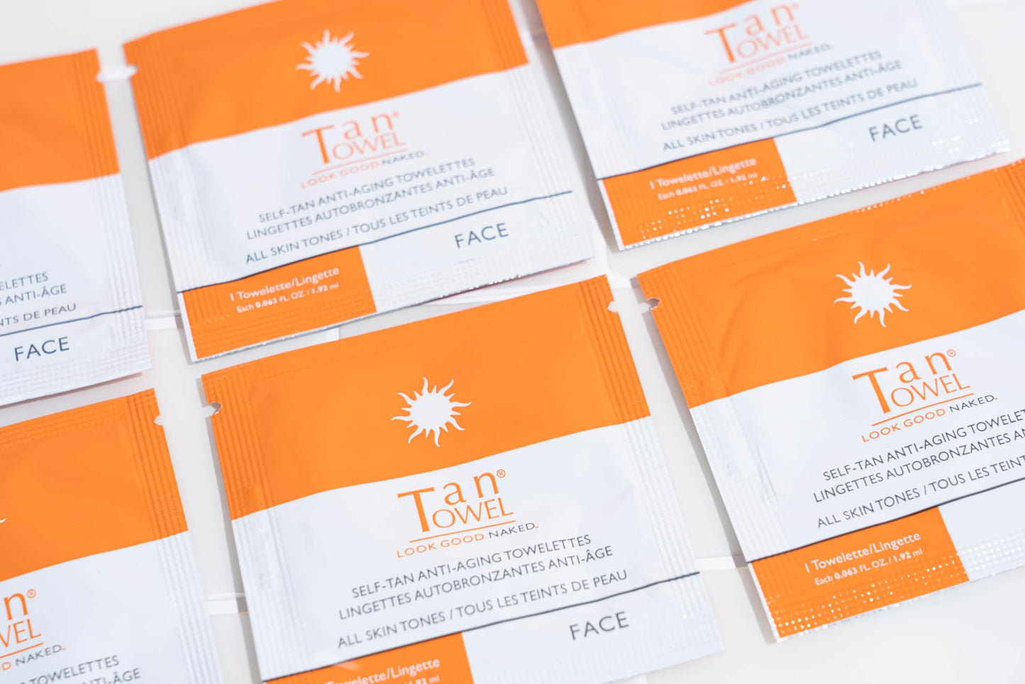TanTowel Women's Face Tan Towelettes - 15 Pack, All, 15 Count (Pack of 1)