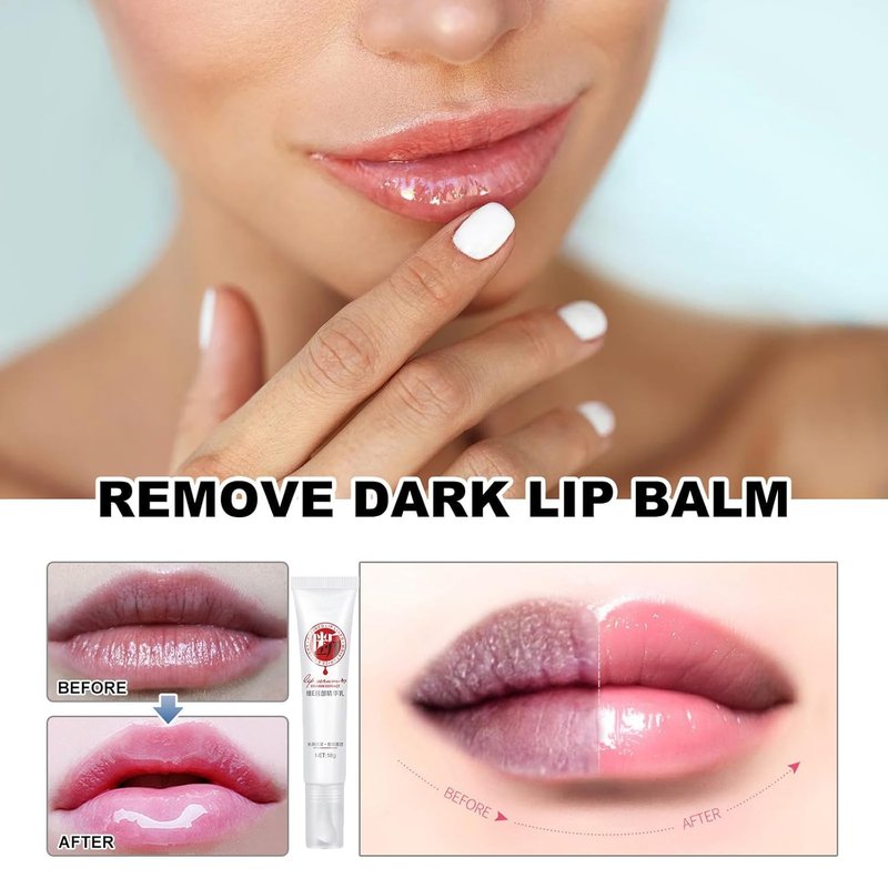 Lip Lightening for Dark Lips, Lip Brightening for Dark Lips, Dark Lip Treatment Serum for Smokers, Dry or Uneven, Restores Natural Look & Moisture with VC, Jojoba Seed Oil & Licorice