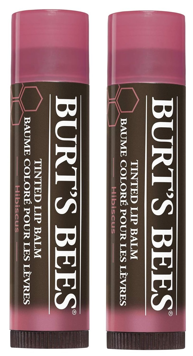 Burt's Bees Lip Care Set - Natural Moisturizing Balm for Soft Lips | 4-Pack