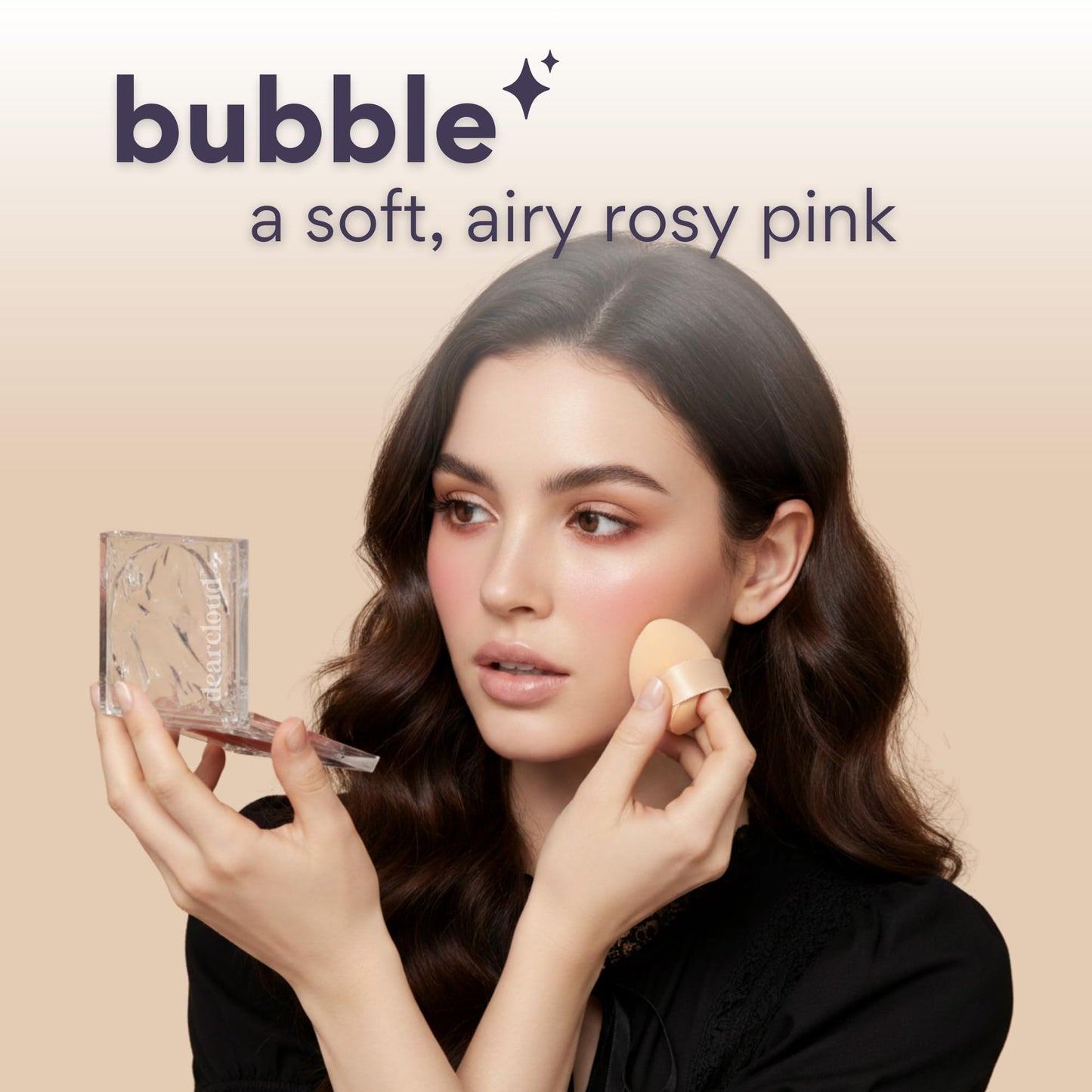 dearcloud Watercolor Blush Duo – Niacinamide Liquid Blush (Bubble)