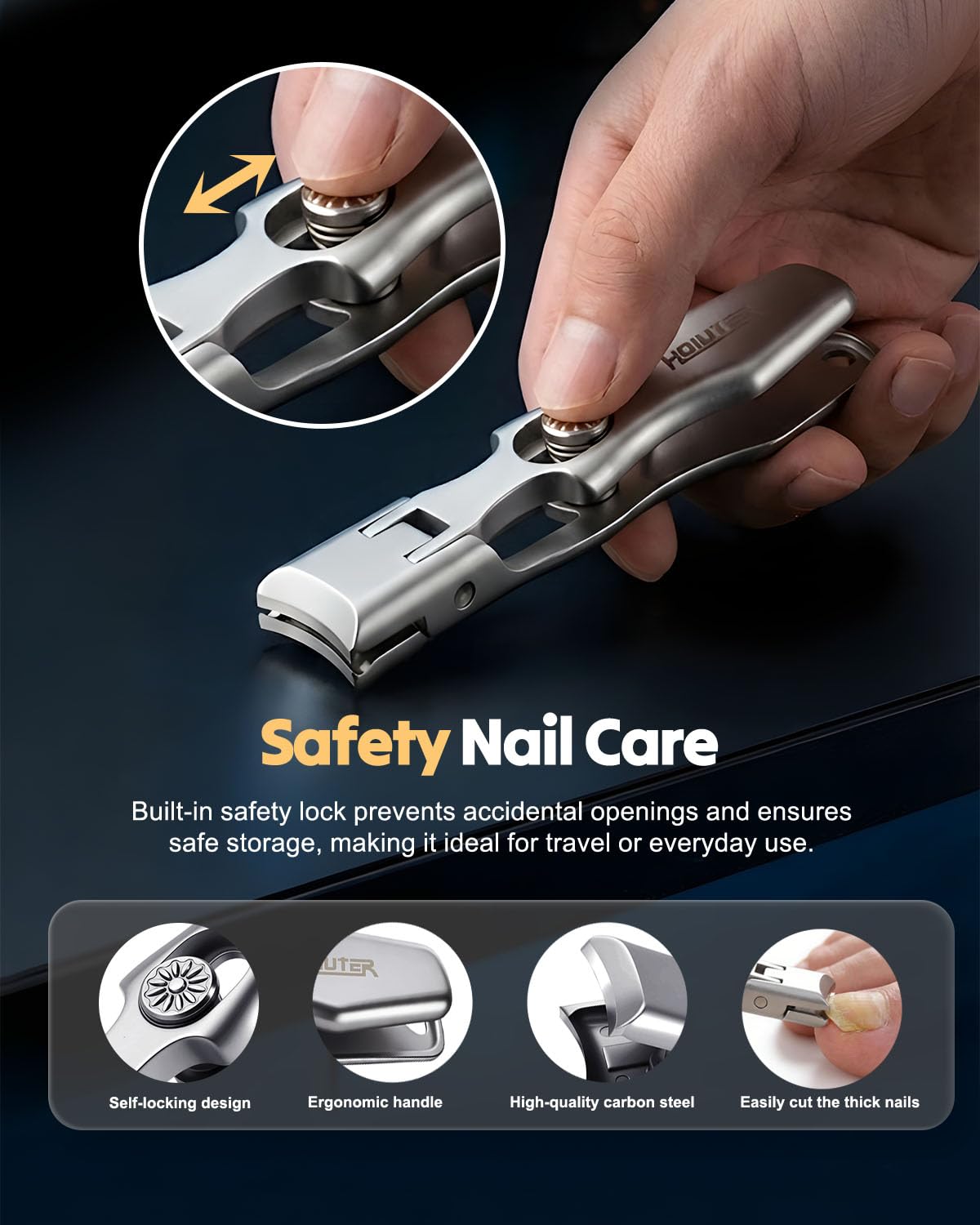 German Nail Clippers for Men Women Ultra Sharp Nail Clippers Set