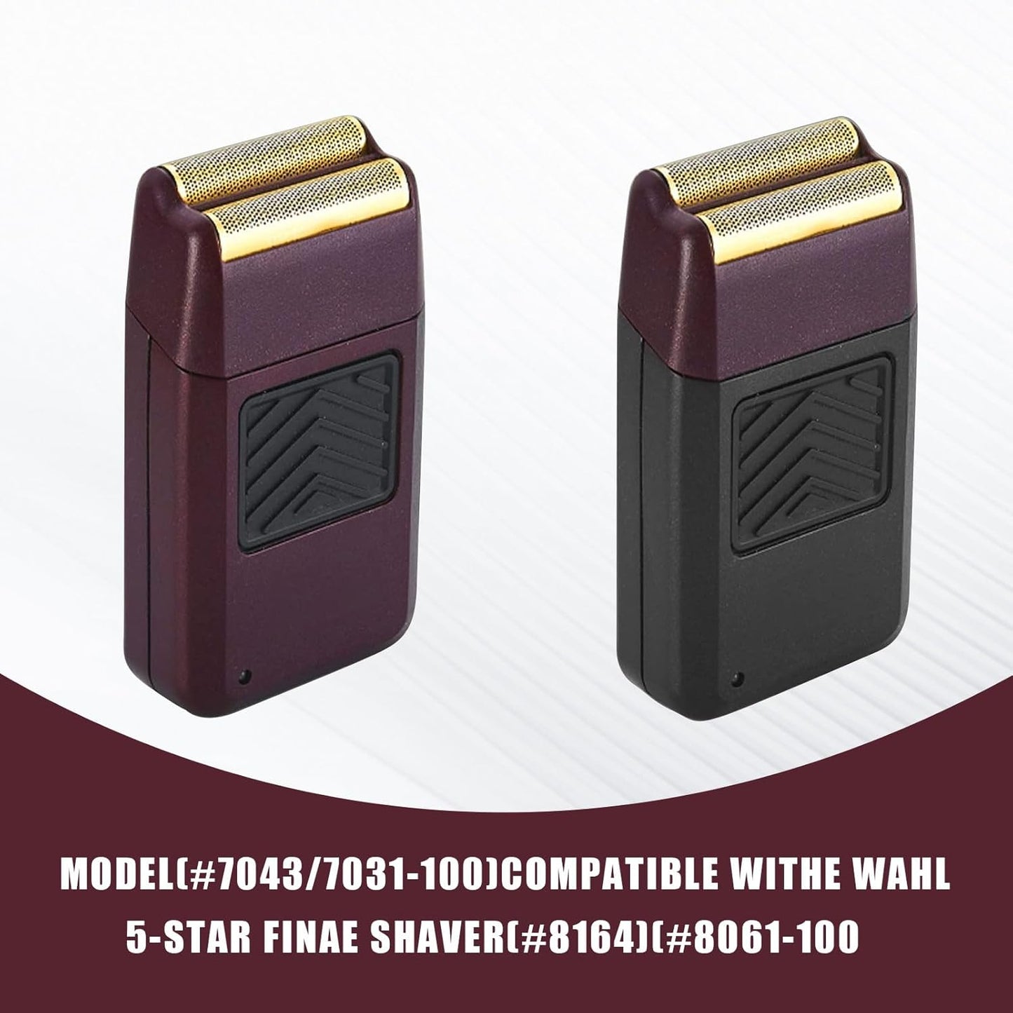 Wahl Pro 5 Star Series Finale Shaver Replacement Foil & Cutter Assembly - 3 Pcs Red
