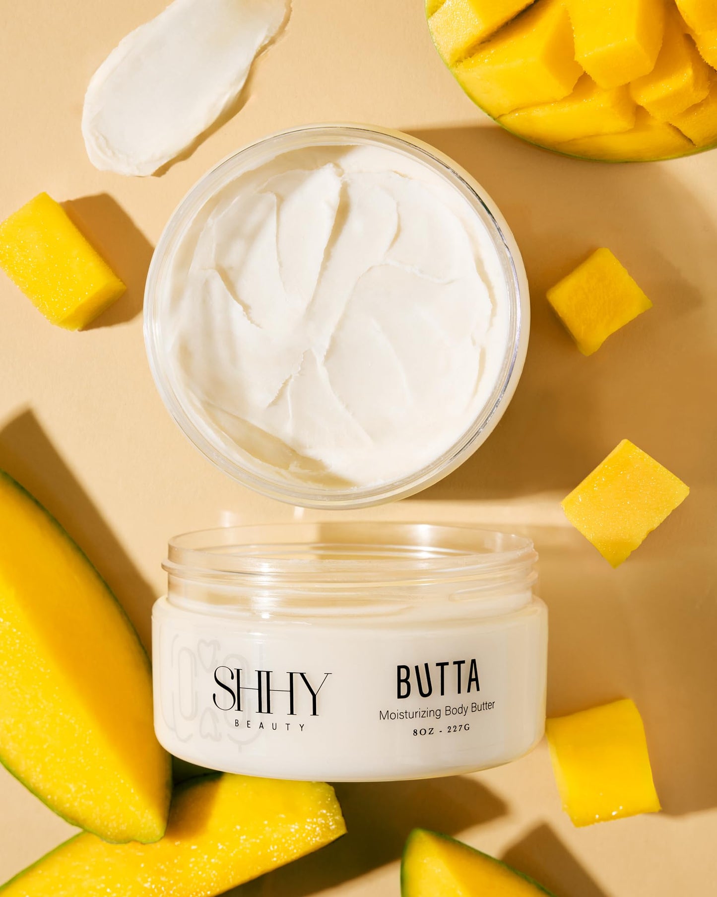 SHHY BEAUTY Butta Moisturizing Body Butter, Whipped Body Butter with Natural Shea, Natural Body Lotion for Body Glow, Deep Moisturizer and Body Care Lotion