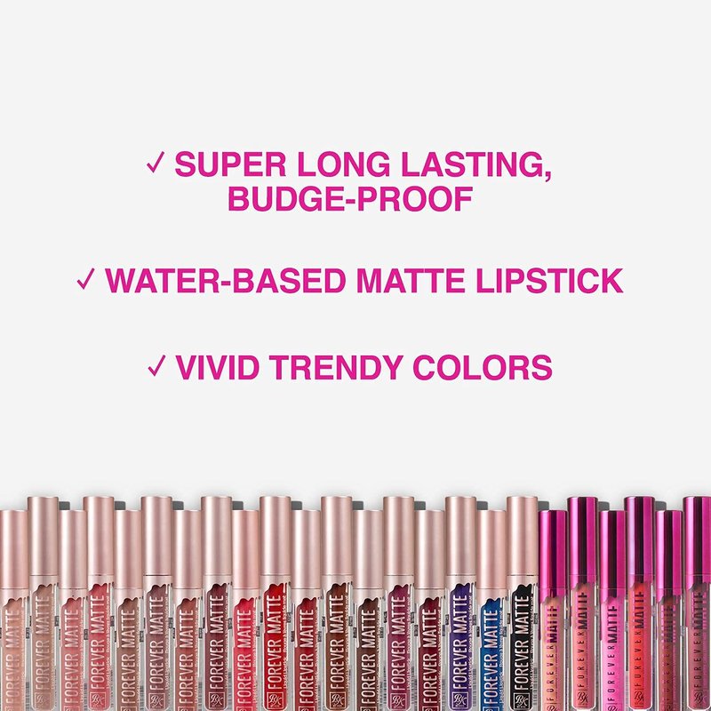 Ruby Kisses Forever Matte Liquid Lipstick 5 Pack - RFML02&05&07&12&19