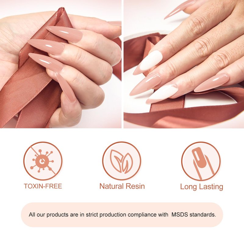 VENALISA Builder Nail Gel, 50ml Jelly Nude Pink Hard Gel for Nails Extension, Polygel Nail Art Manicure