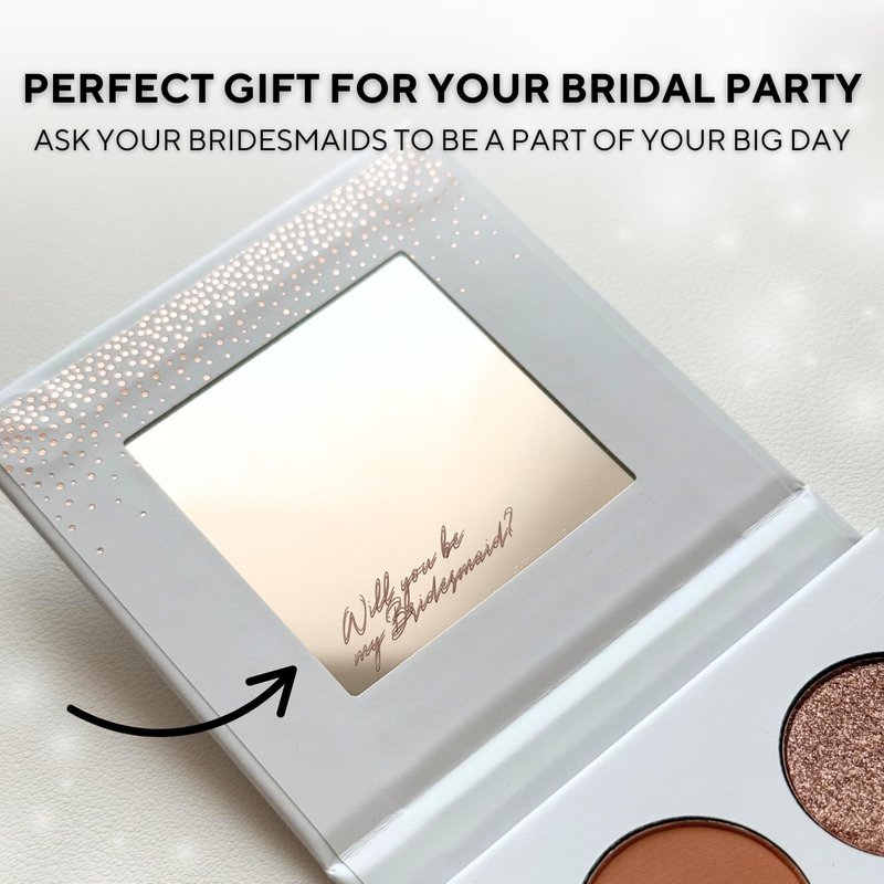 Shades by Shan - The Bridesmaid Set - Natural Glam Bridesmaid Makeup Kit | Long-Lasting, Flawless Look for Wedding Guests – Makeup Set with Eyeshadow, Lipstick & Lip Gloss