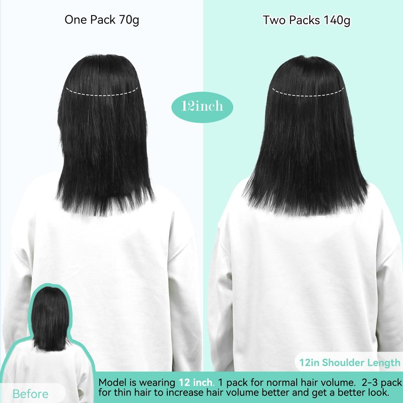 Ukira Ash Blonde Hair Extensions Clip in Real Human Hair, 12 Inch 75g 7pcs 18/613 Mixed Bleach Blonde Clip in Hair Extensions Real Human Hair, Natural Straight Remy Human Hair Clip ins for Women