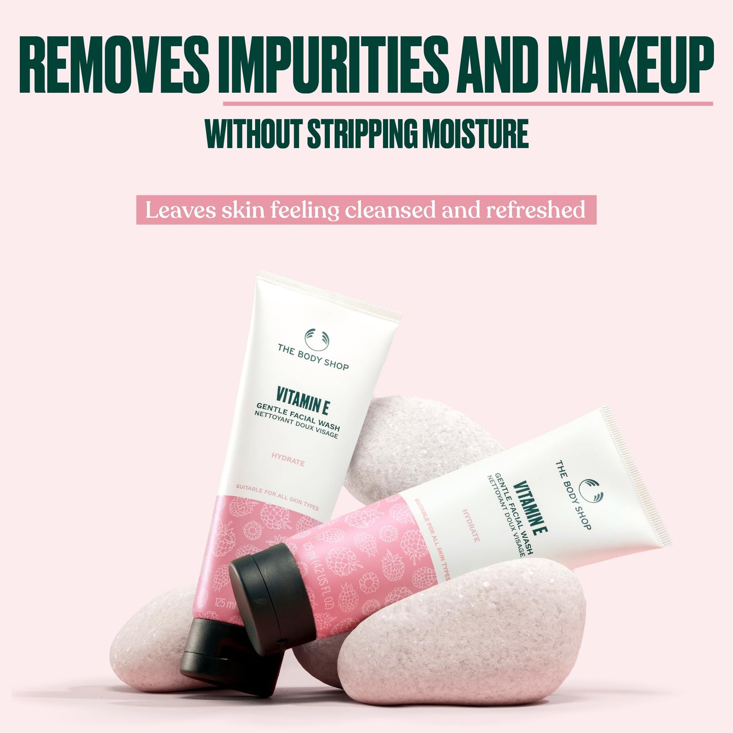 The Body Shop Vitamin E Gentle Facial Wash, 4.2 Fl Oz