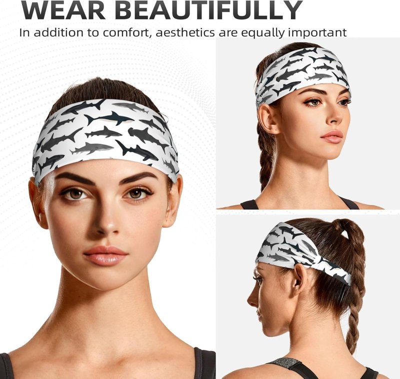 Westie Dogs Workout Headbands - Non-Slip Wicking Sports Sweatbands for Yoga & Fitness | Summer Accessories for Men, Women & Girls