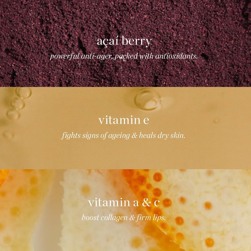Ere Perez - Natural Açaí Lip Pencil | Firm, Plump, Repair Skin | Vitamins A, C + E, Coconut Oil | Vegan, Cruelty-Free, Clean Beauty (Pout)