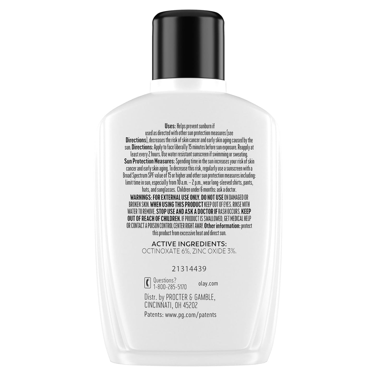 Olay Complete Moisturizer Lotion with SPF 15 - Sensitive Skin, 6 oz Each | 2-Pack
