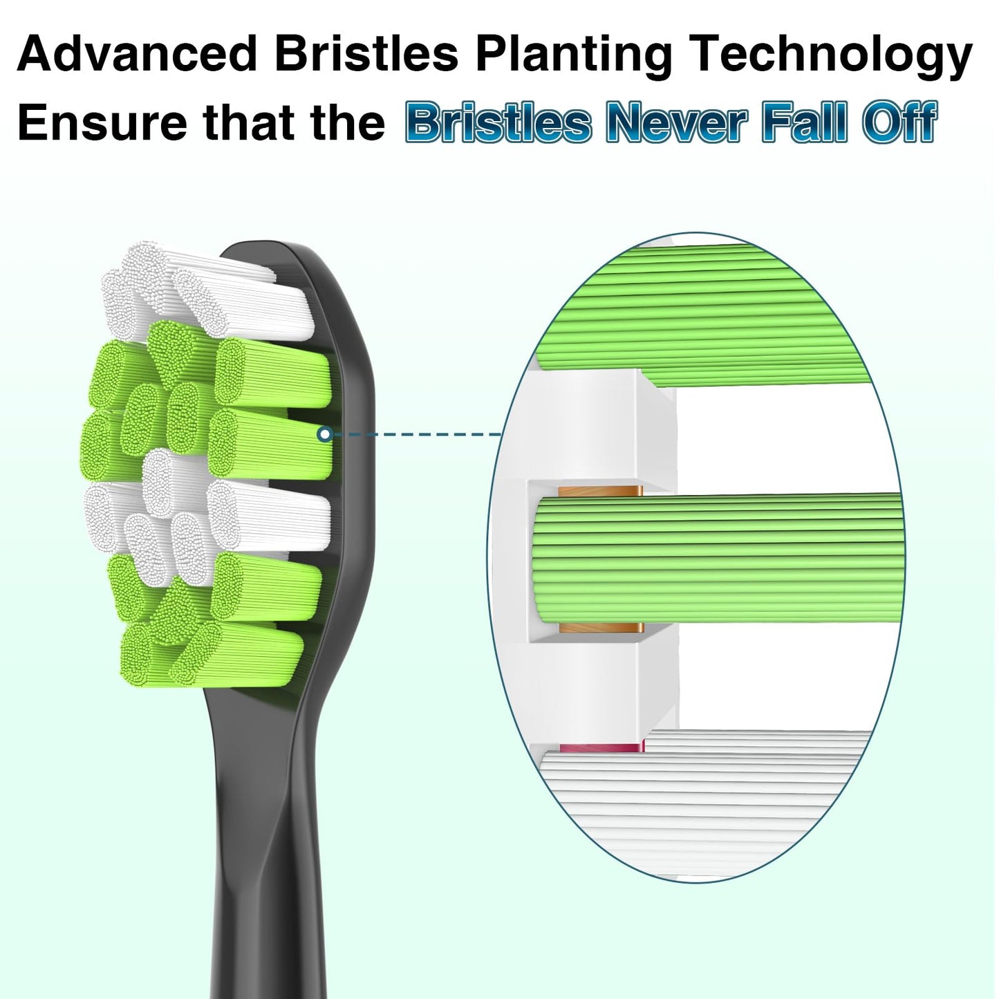 Aoremon Toothbrush Replacement Brush Heads for Philips Sonicare, 10 Count