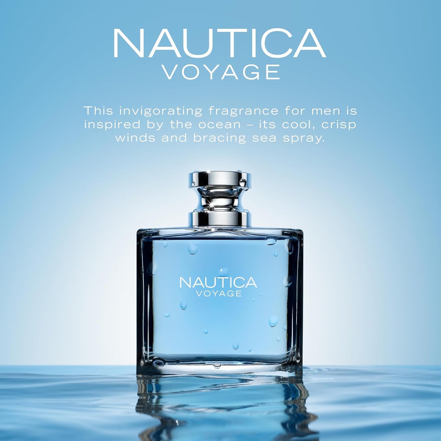 Nautica Voyage Cologne for Men - Fresh Fruity Scent with Aquatic Notes | 3.3 Fl Oz