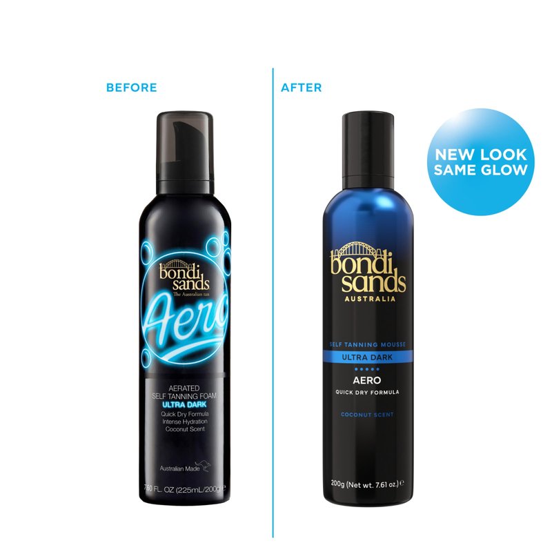 Bondi Sands Aero Self Tanning Foam | Lightweight + Fast-Drying Aerosol Formula Gives Skin a Hydrated, Long-Lasting Bronzed Glow | Ultra Dark, 7.61 Oz/225 mL