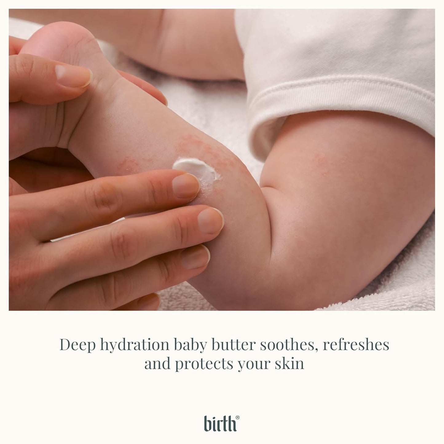 Baby Eczema Butter - Steroid-Free Natural Cocoa Seed Butter & Colloidal Oatmeal | Soothes Itchy Skin | Non-Greasy 4oz