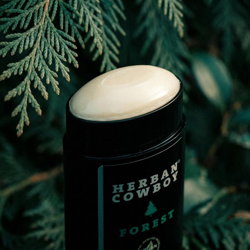 Herban Cowboy Forest Aloe Infused Deodorant with Hints of Cedar, Mandarin, and Black Pepper (2.8 oz) (2 Pack, Forest)