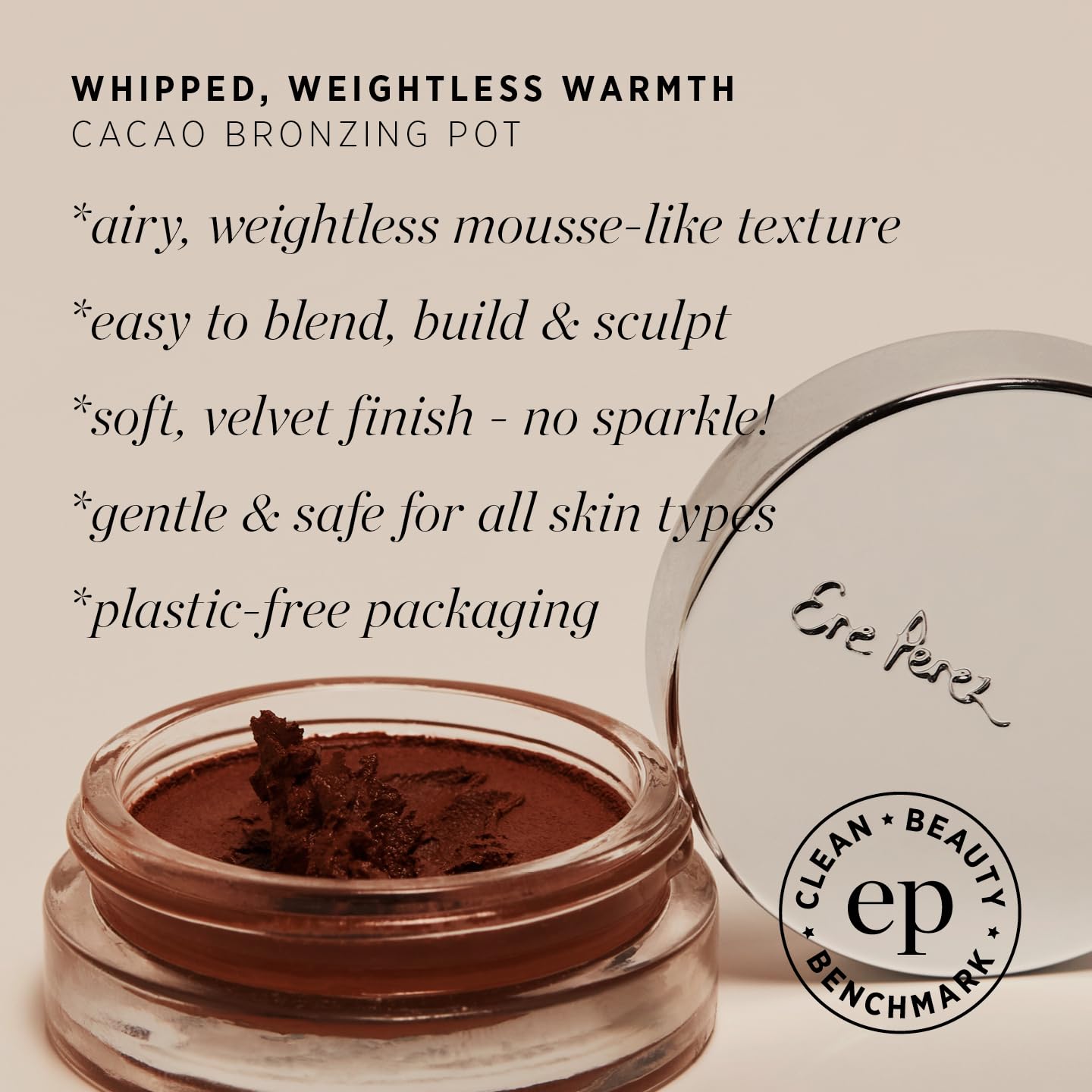 Ere Perez - Cacao Bronzing Pot (Sol, 0.26 oz | 7.5g)