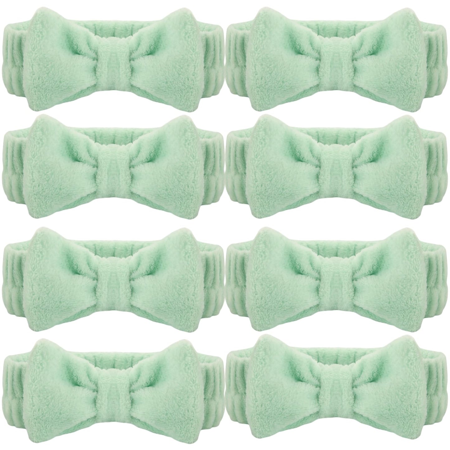 Tethzeng Bridesmaid Scrunchies Proposal Gifts Bachelorette Hair Claws Clips women heart sunglasses for Wedding Party Favors (Sage Green headband 32pcs)