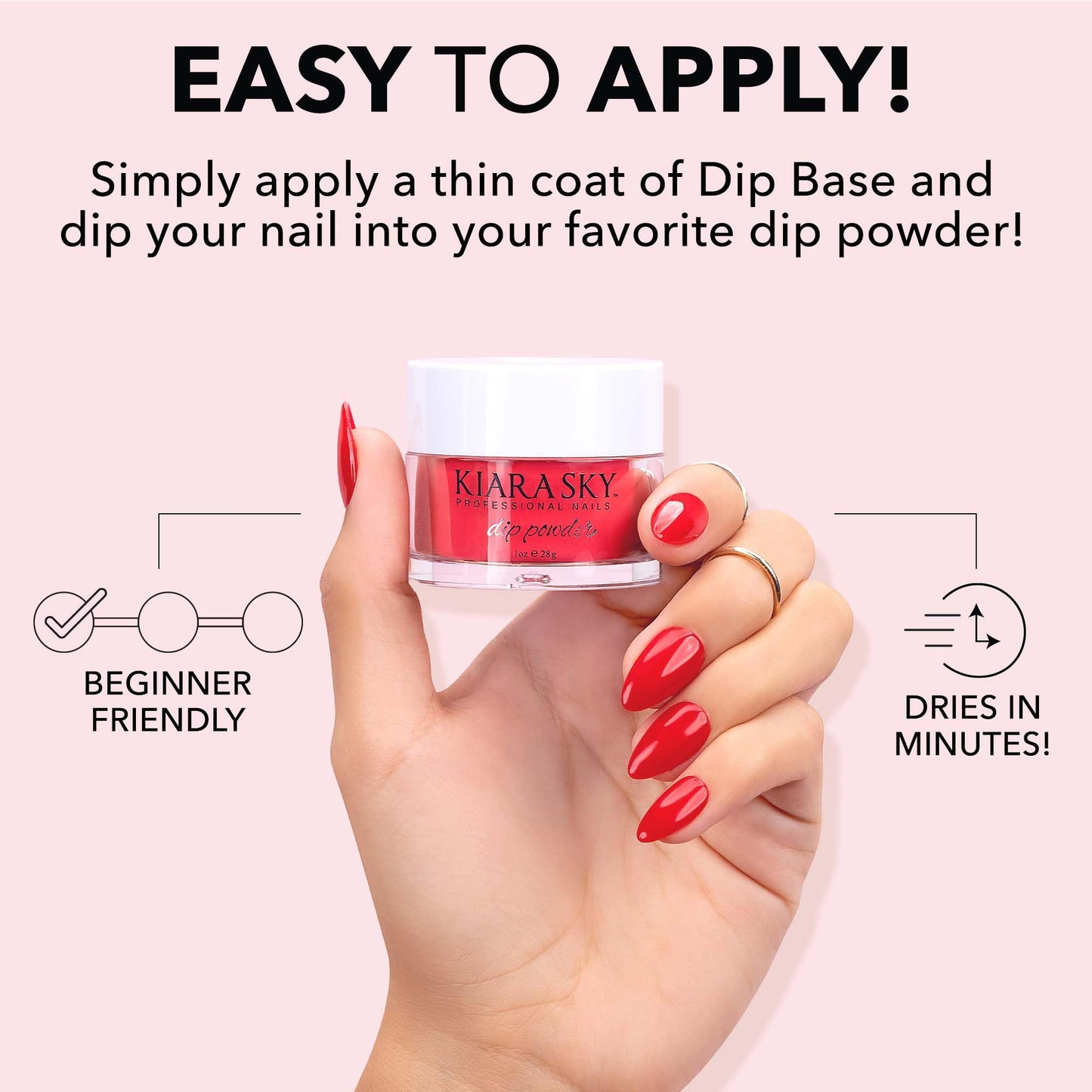 Kiara Sky Dip Powder - Time for a Selfie - D437